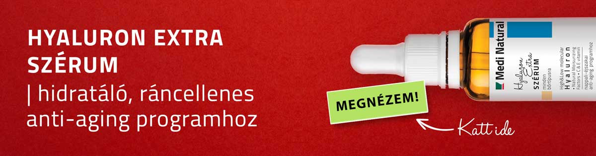 Hyaluron extra szérum egy tökéletes hidratáló natúrkozmetikum