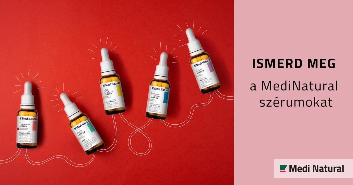 Ismerd meg a MediNatural szérumokat! Mikor melyiket érdemes használnod