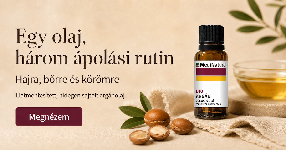 MediNatural Marokkói Argán olaj hajra, bőrre és körömre