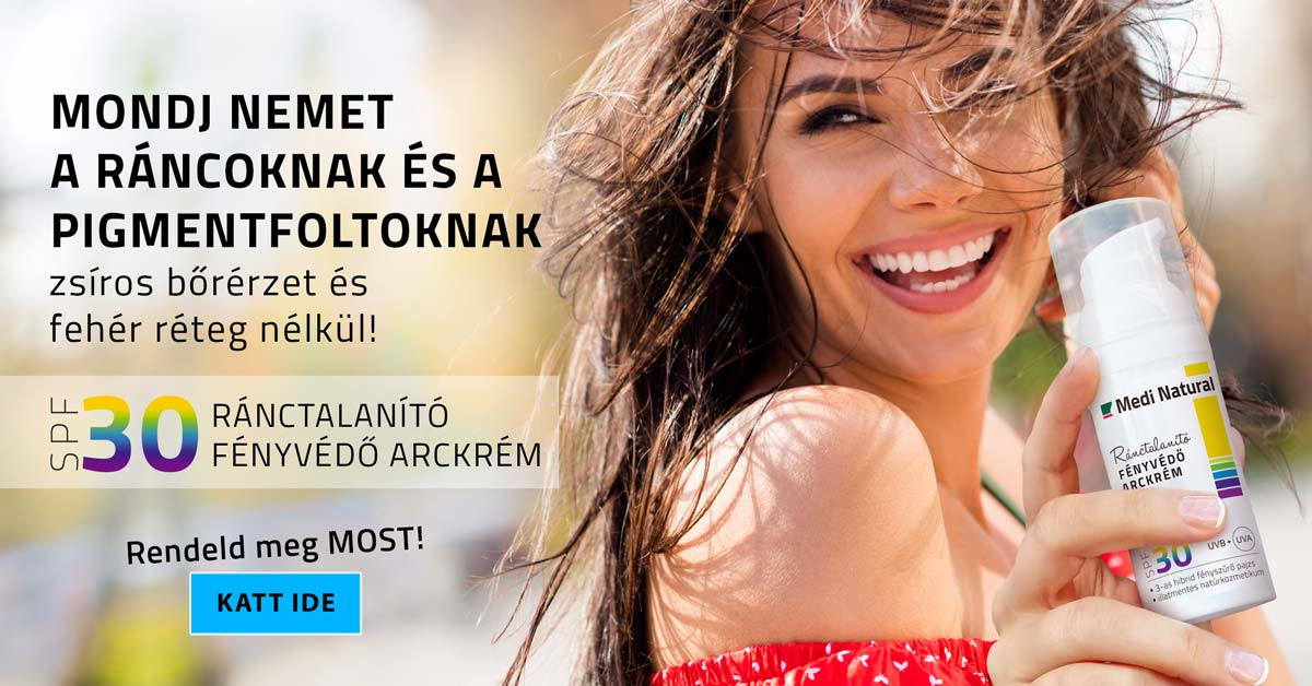 Végre elérhető a legmodernebb fényvédő arckrém! Mondj nemet a ráncoknak és a pigmentfoltoknak!