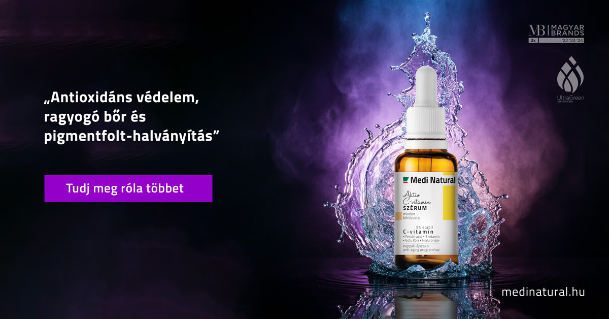 Aktív C-vitamin szérum – antioxidáns védelem, ragyogó bőr és pigmentfolt-halványítás
