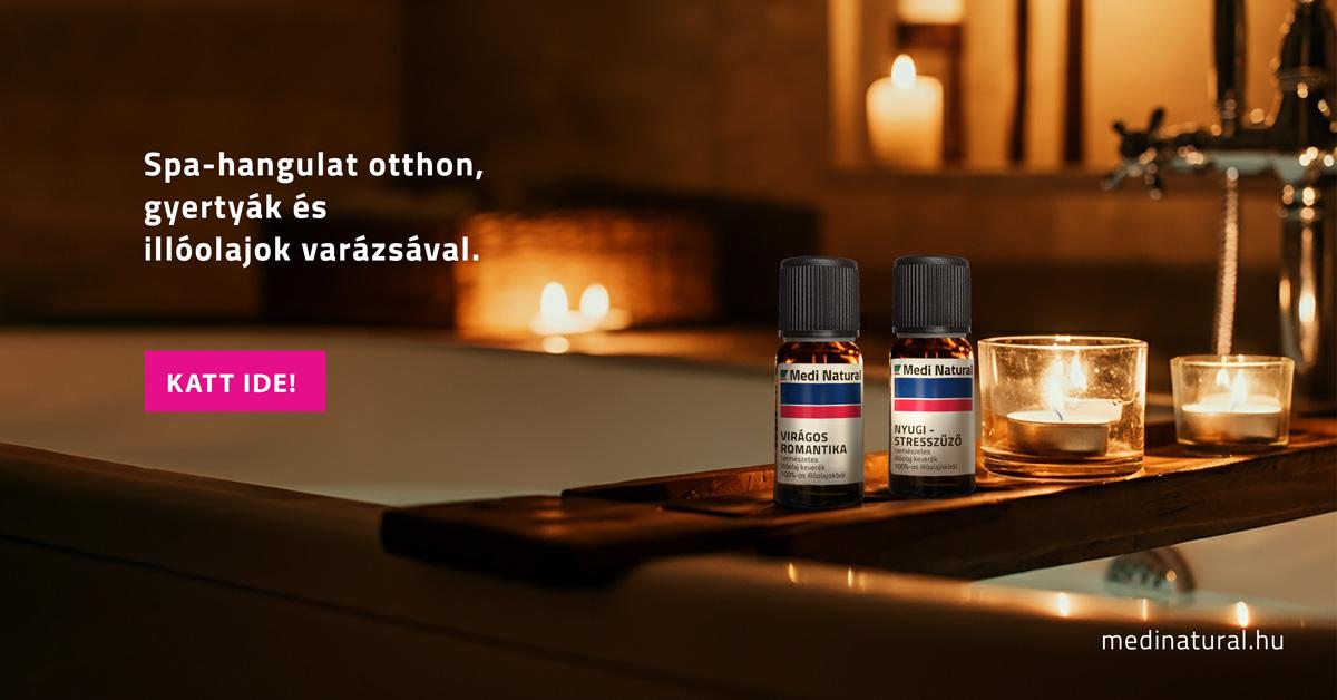 Spa-hangulat illóolajokkal