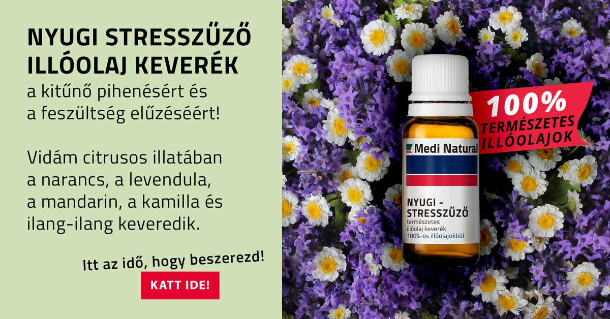 Nyugi Stresszűző illóolaj, a kitűnő pihenésért és a feszültség elűzéséért!