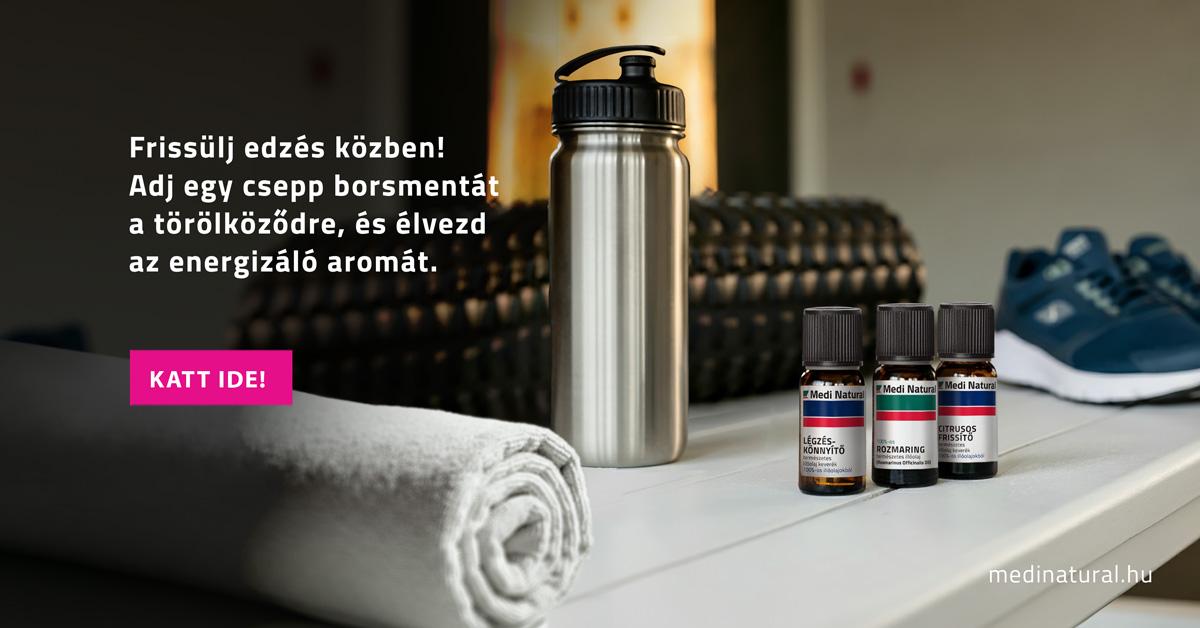 illóolajokkal frissülj edzés közben