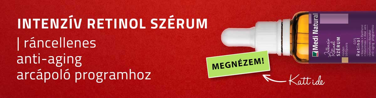 Intenzív Retinol szérum ráncellenes anti-aging arcápoló programhoz