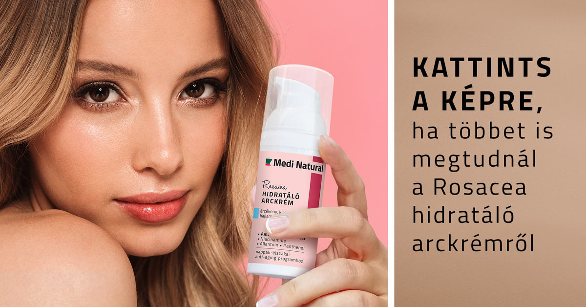MediNatural Rosacea Hidratáló Arckrém