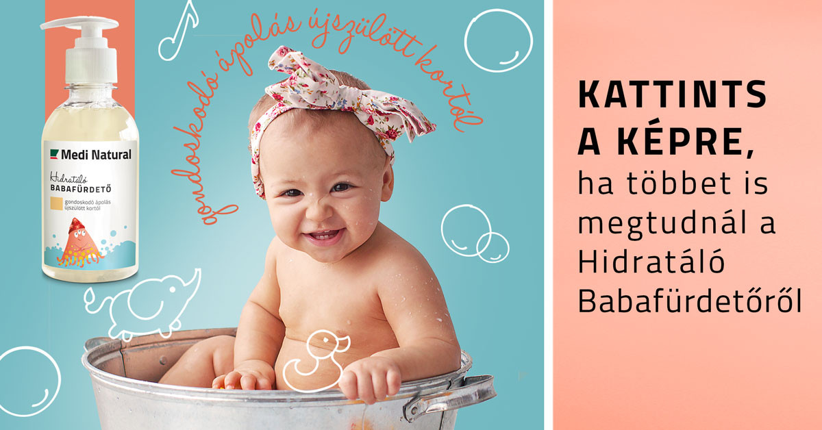 Hidratáló Babafürdető | gondoskodó ápolás újszülött kortól