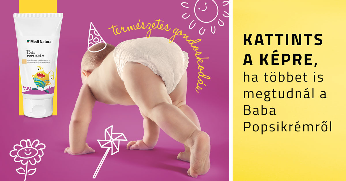 Baba Popsikrém | Természetes gondoskodás a bababőr mindennapos védelmére