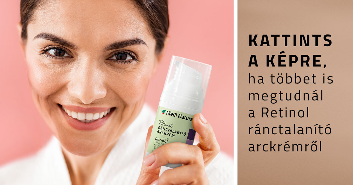 MediNatural Retinol Ránctalanító Arckrém