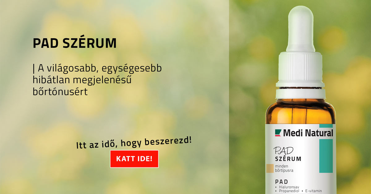PAD szérum minősített natúrkozmetikum