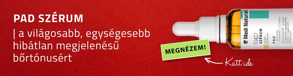 PAD szérum a pigmentfoltok halványítására és a pattanások kezelésére