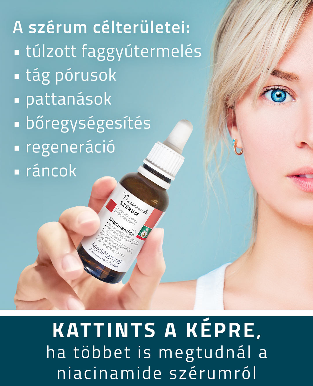 Niacinamide szérum - pattanás ellen