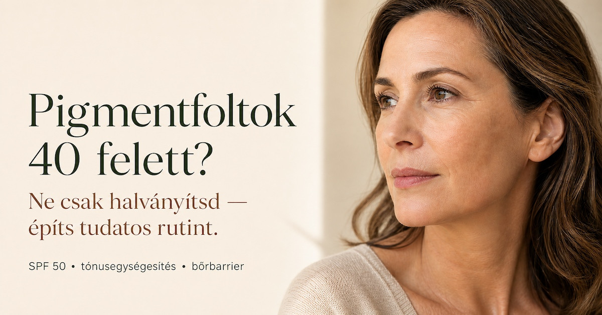 Pigmentfoltok 40 felett – tudatos rutin az egységesebb bőrképért