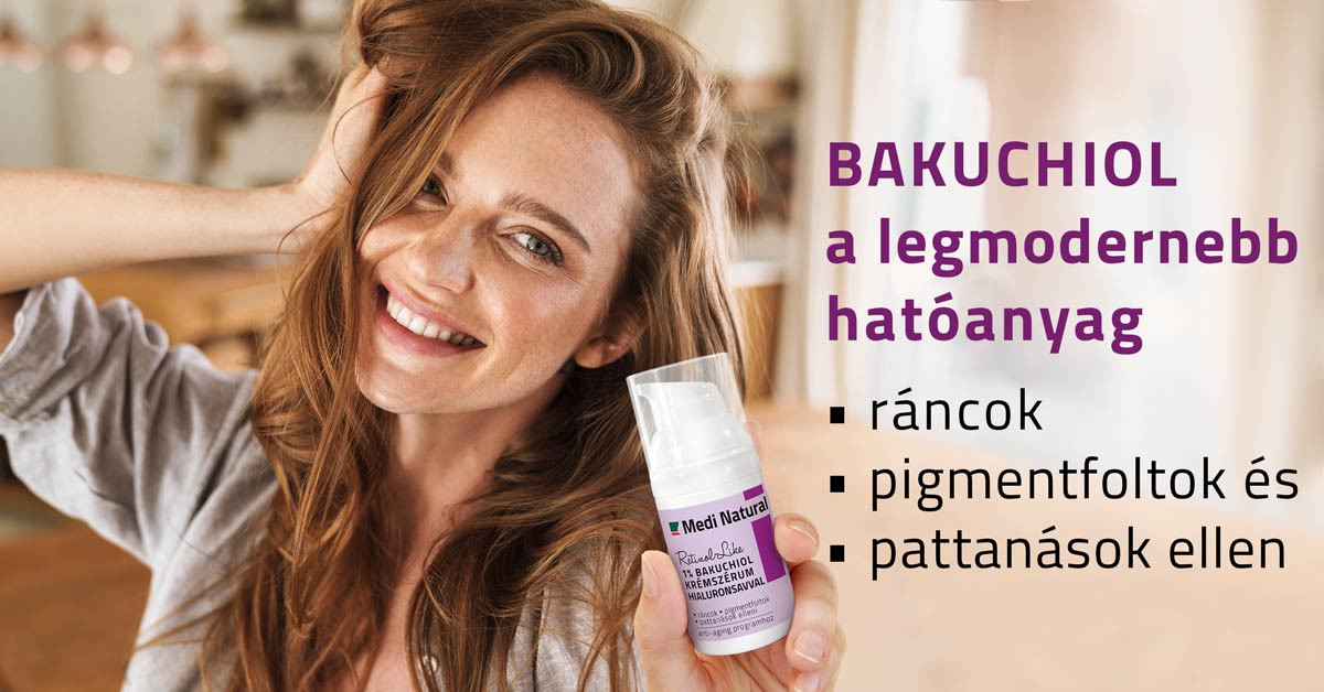 Retinol-Like ą Bakuchiol - Ráncok, pigmentfoltok, pattanások ellen