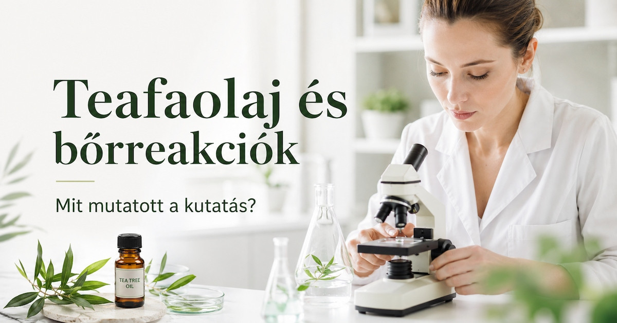 Teafaolaj és bőrreakciók kutatási háttér problémás bőrre
