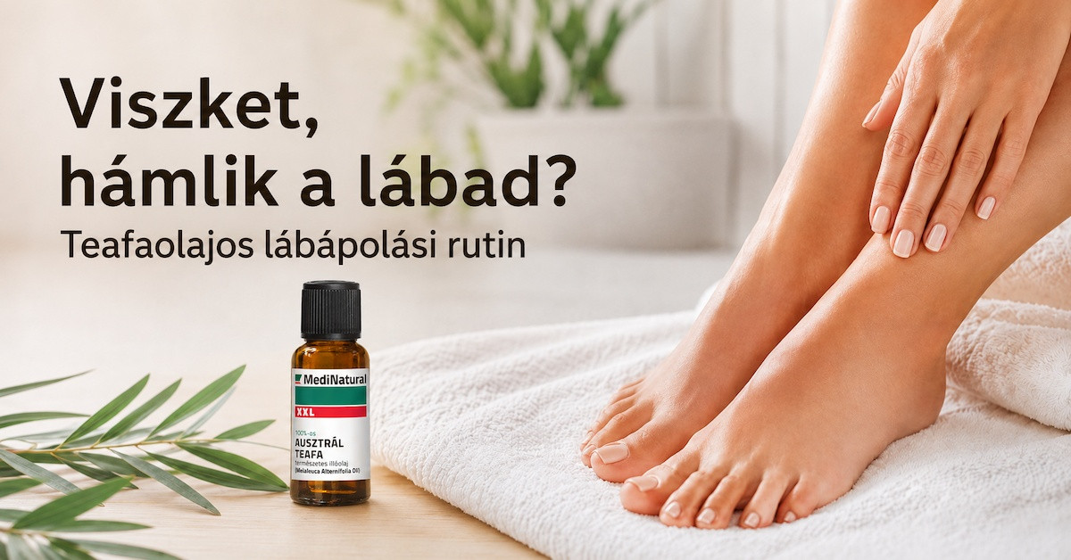 Teafaolaj lábgomba ellen - viszkető és hámló láb otthoni ápolása