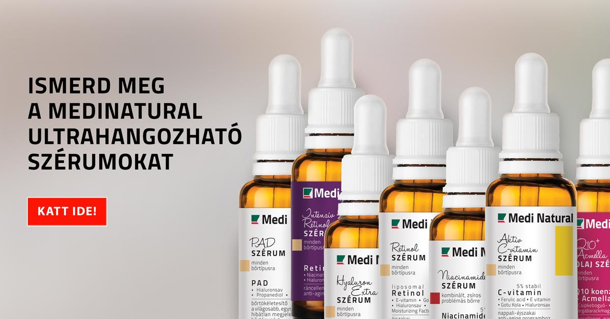 A legjobb ultrahangozható MediNatural szérumok