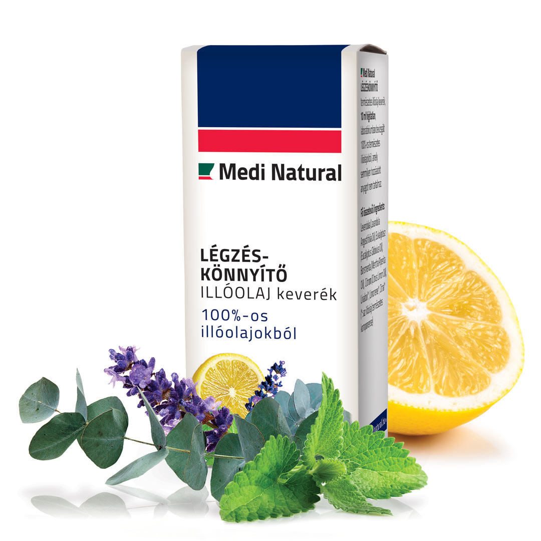 Légzéskönnyítő illóolaj keverék