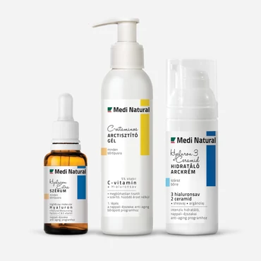 Arcápolási rutin feszességét vesztett bőrre