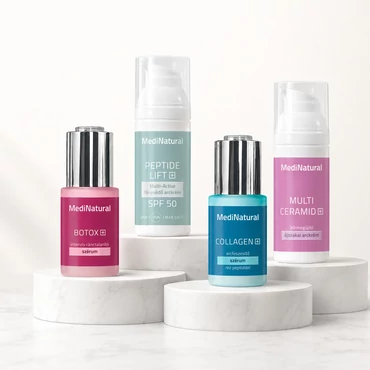 Lifting 360 Intenzív Ránctalanító Program MediNatural anti-aging csomag érett bőrre BOTOX+, PEPTIDE LIFT+ SPF 50, COLLAGEN+ és MULTI CERAMID+ termékekkel