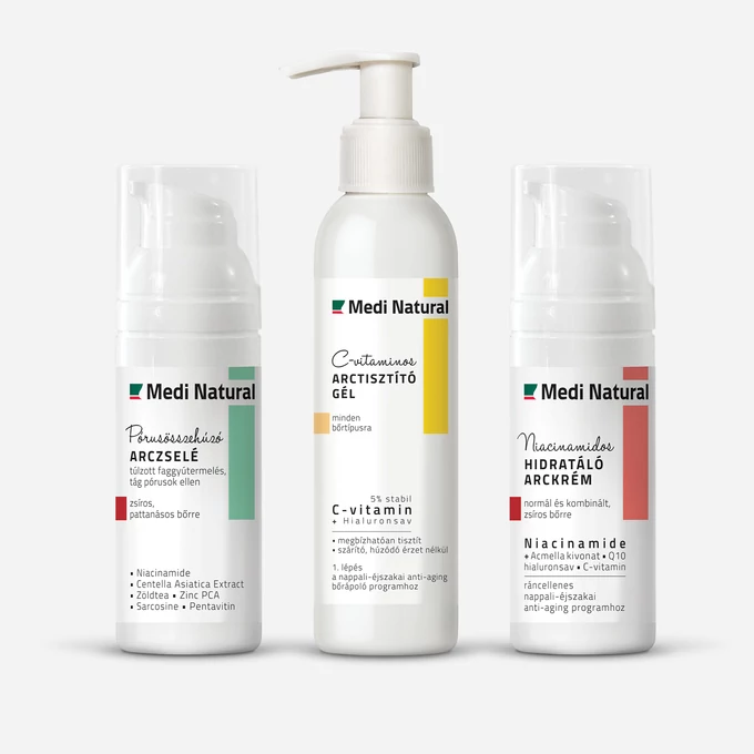 Tág pórusok ellen -Tündöklő tisztaság arcápoló csomag 