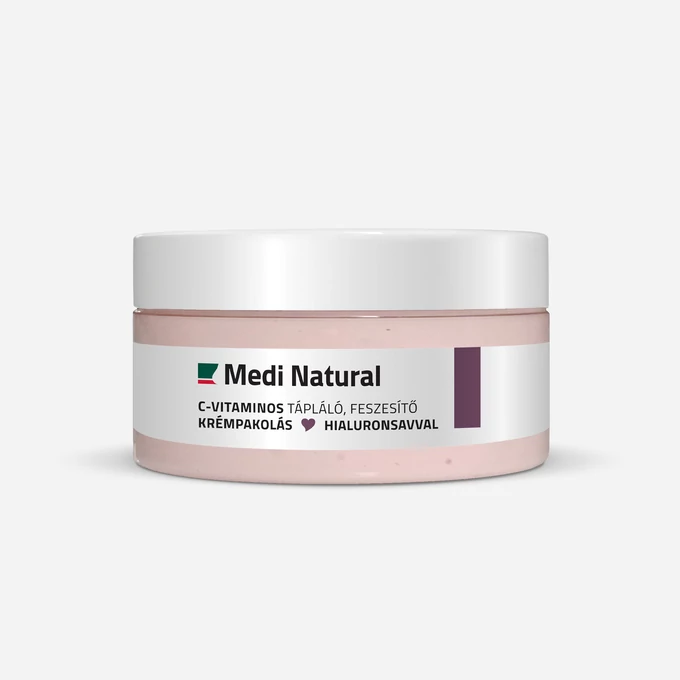 C-vitaminos tápláló, feszesítő krémpakolás Hialuronsavval