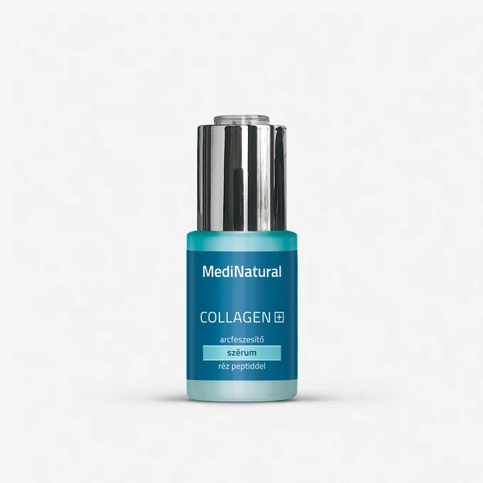 Kollagén+ arcfeszesítő szérum réz peptiddel – prémium anti-aging ápolás