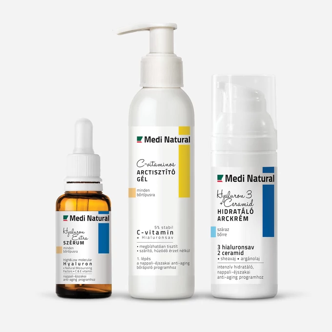 Arcápolási rutin feszességét vesztett bőrre