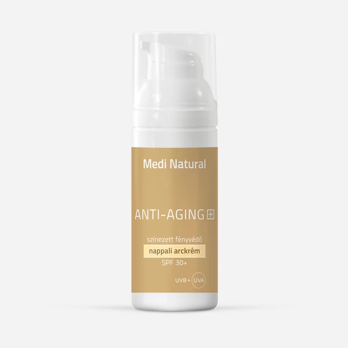 Anti-aging+ Színezett fényvédő nappali arckrém SPF 30+