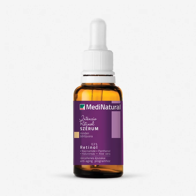 MediNatural Intenzív Retinol szérum | ráncellenes anti-aging arcápoló programhoz