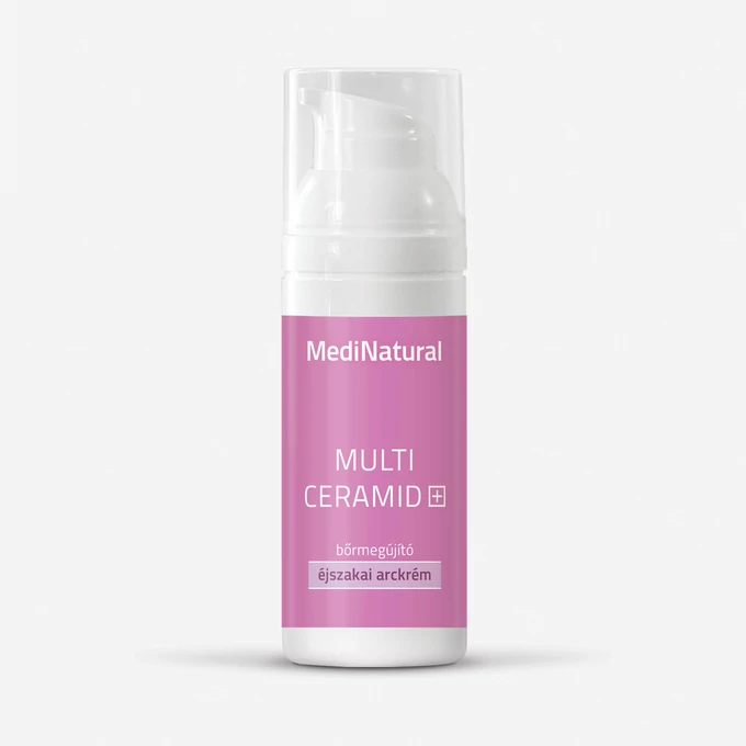 Multi Ceramid+ éjszakai arckrém airless flakon – bőrmegújító éjszakai ápolás