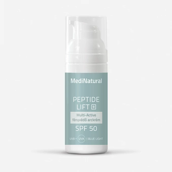 MediNatural PEPTIDE LIFT+ Multi-Active fényvédő arckrém SPF 50 termékfotó