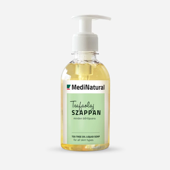 MediNatural Teafaolaj folyékony szappan 250 ml – arcra is