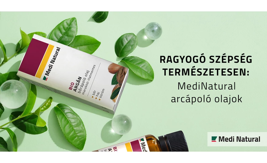 Ragyogó szépség természetesen: MediNatural arcápoló olajok
