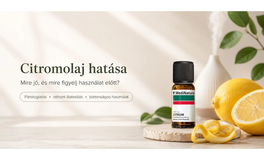 Citromolaj hatása: mire jó a citrom illóolaj, és mire figyelj használat előtt?