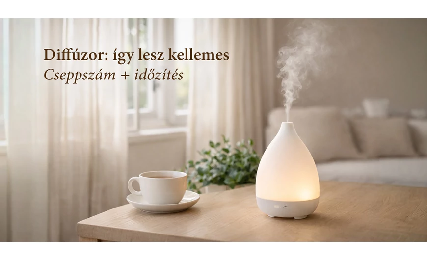 Párologtatás és diffúzor – hogyan csináld jól?