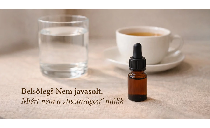 Illóolaj belsőleges használata: miért nem javasolt?