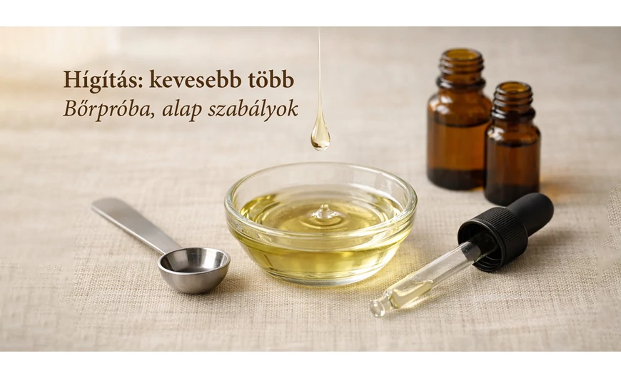Hígítás és biztonság – illóolajokhoz