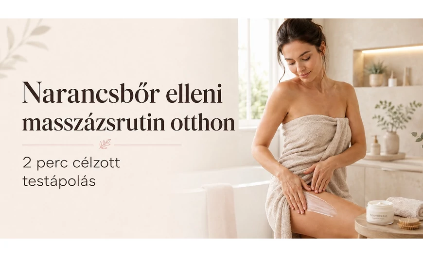 Narancsbőr elleni masszázs rutin otthon: így használd a krémet