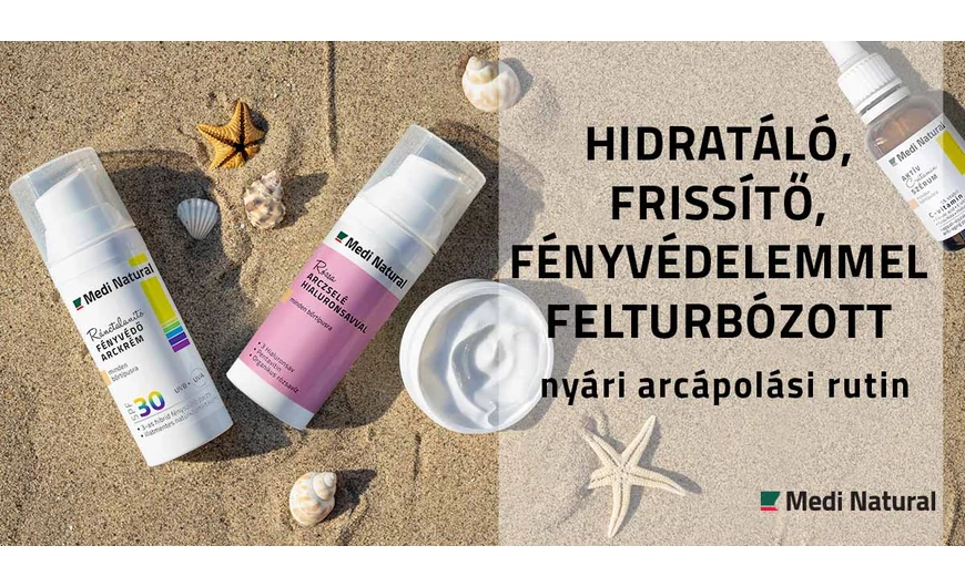 Íme a tökéletes hidratáló, frissítő, fényvédelemmel felturbózott nyári arcápolási rutin!