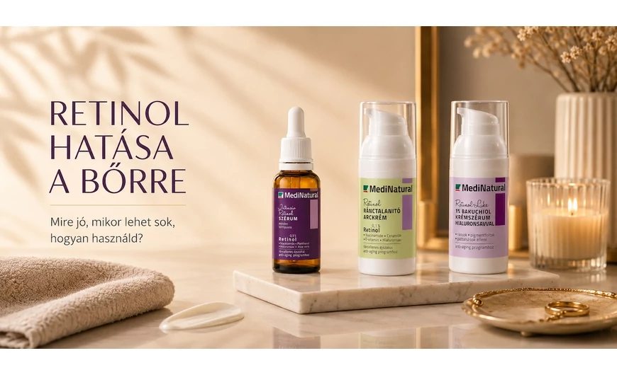 Retinol hatása a bőrre: mire jó, mikor lehet sok, és hogyan használd okosan?