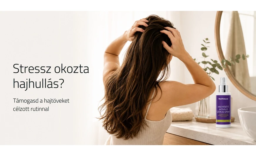 Stressz okozta hajhullás: mit tehetsz, ha látványosabban hullik a hajad?