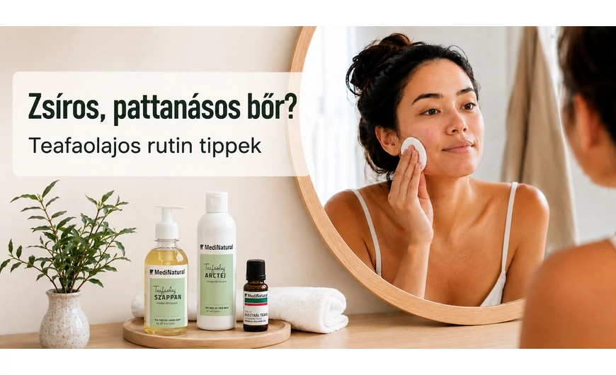 A zsíros, pattanásos bőr megmentői: teafaolajos termékek a rutinban