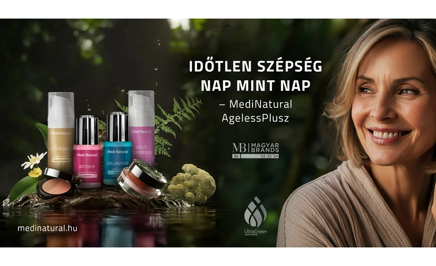 MediNatural AgelessPlussz – Fedezd fel az Időtlen Szépség Titkát!