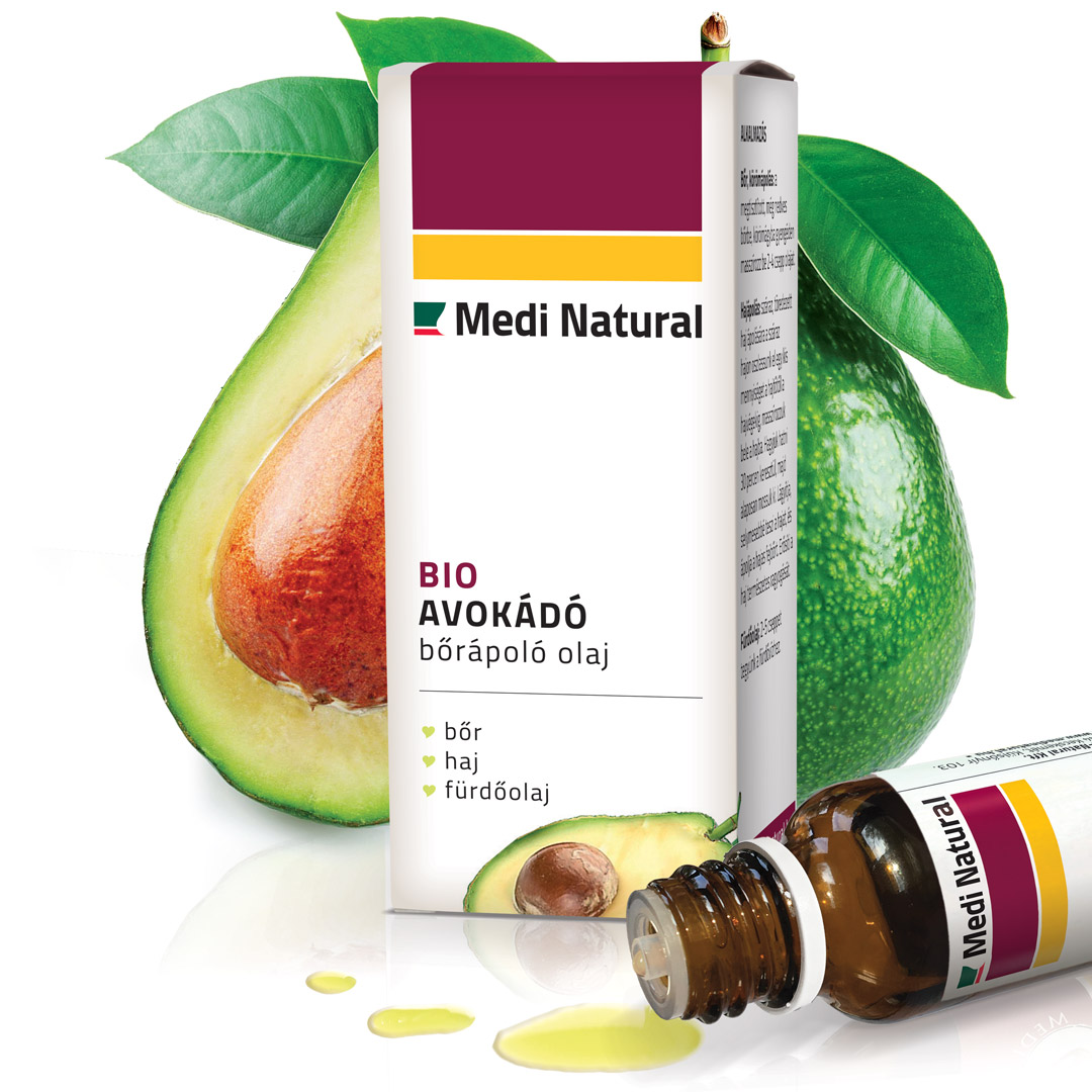 MediNatural Bio Avokádó  bőrápoló olaj